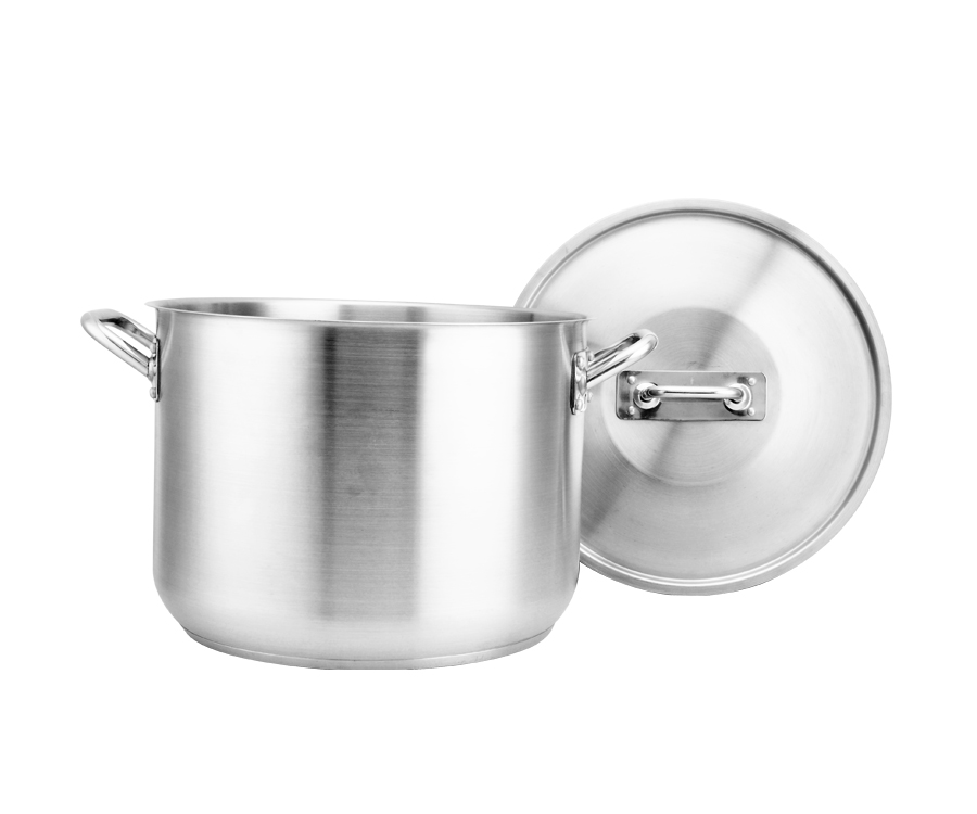 Big Stainless Steel Stockpot with Induction Base